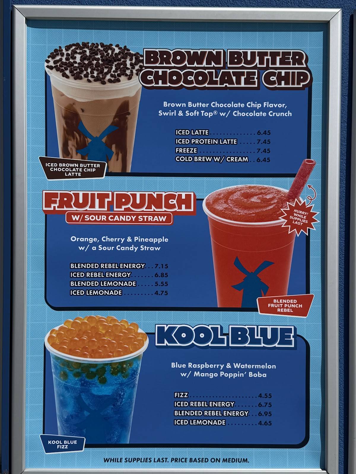 Dutch Bros Coffee меню
