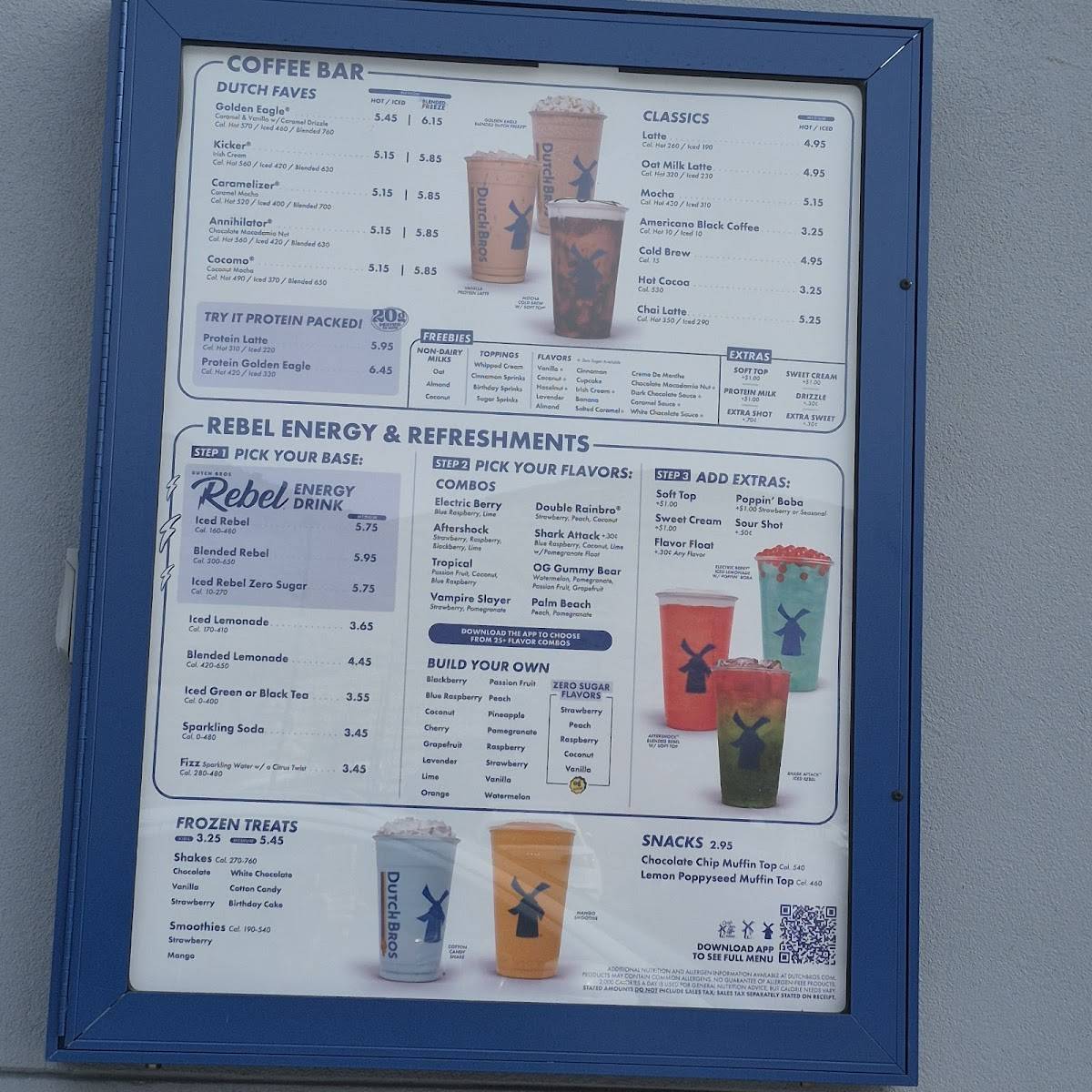 Dutch Bros Coffee меню