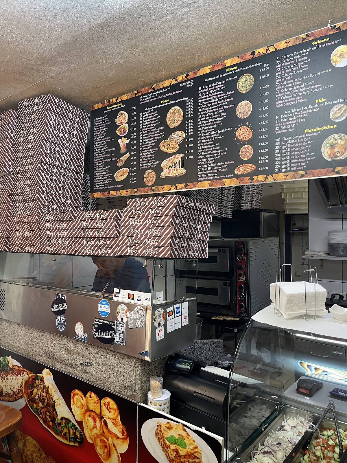 Efes Döner Pizzaria меню