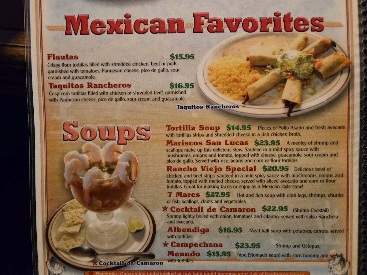 El Rancho Viejo Ridgefield меню