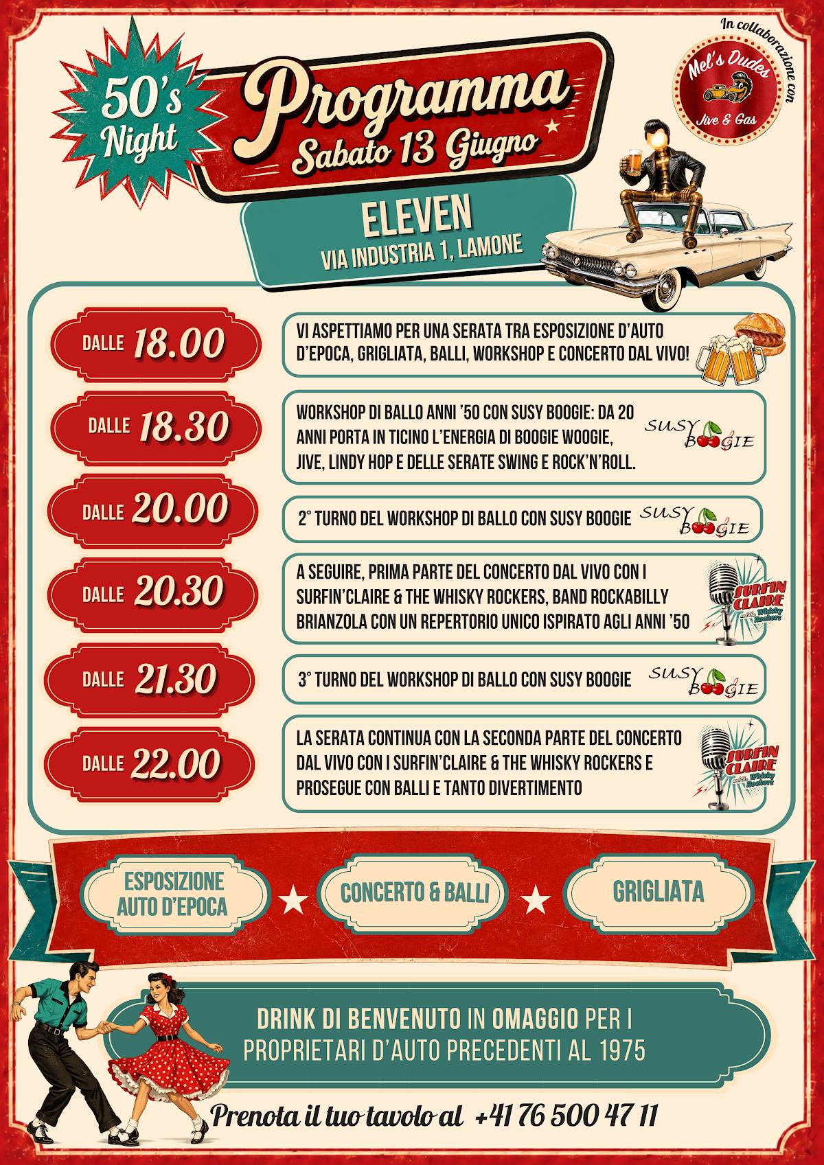 Eleven Bar Ristorante меню