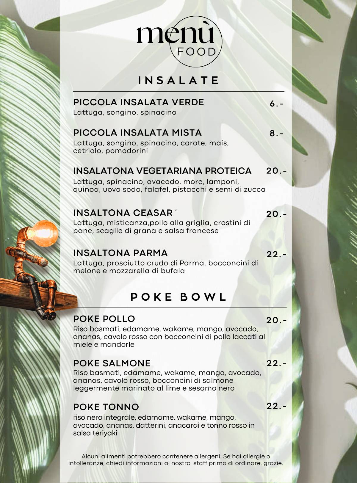 Eleven Bar Ristorante меню