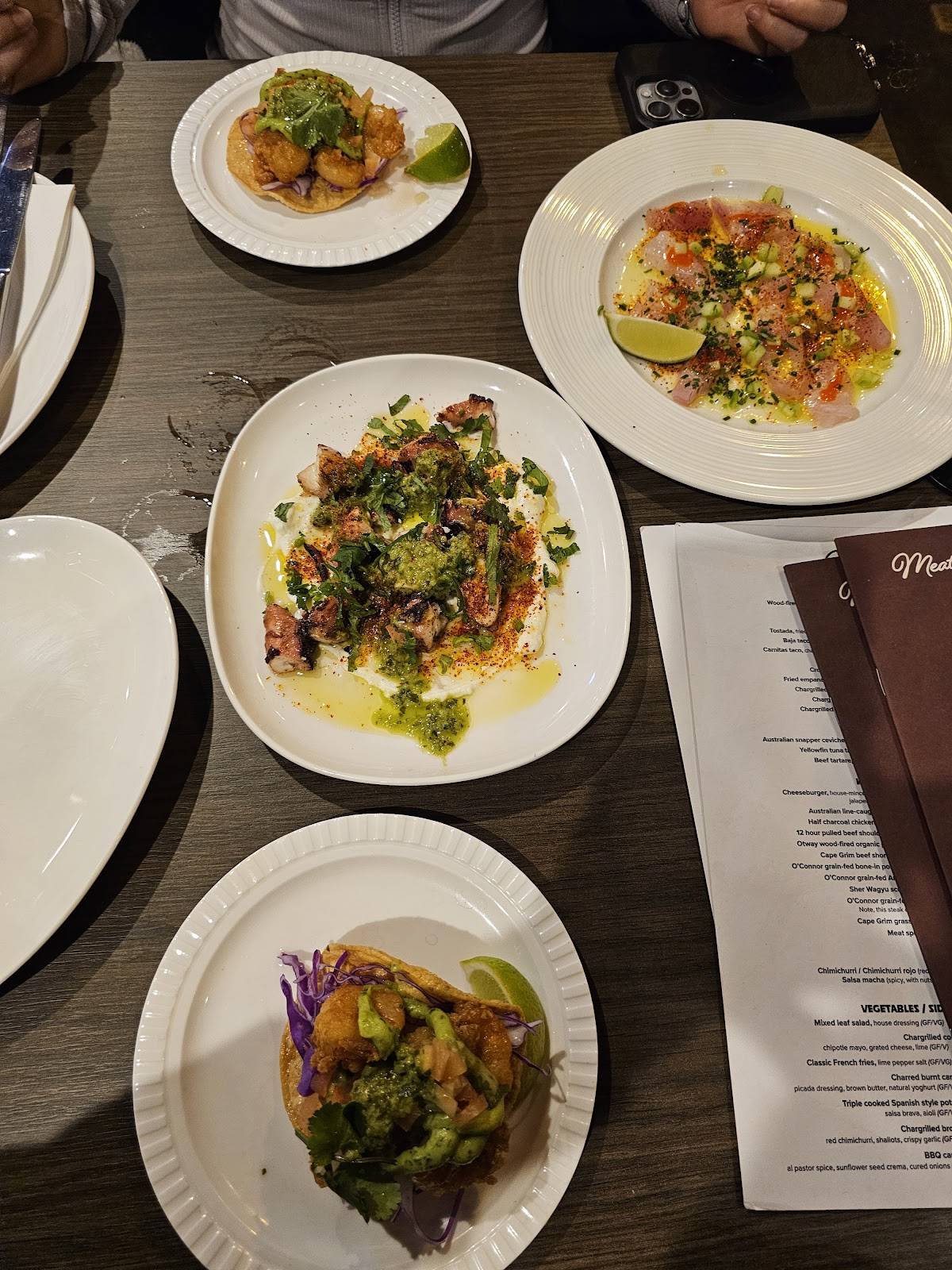 Meat Papi Restaurant Essendon меню