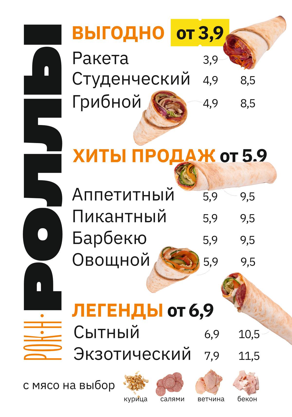 Этопицца меню