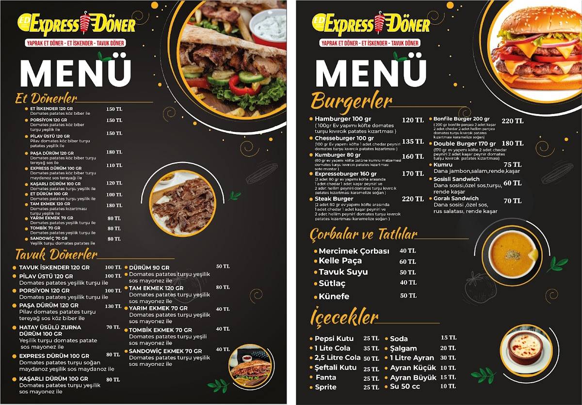 Express Döner меню