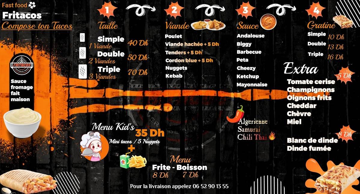 Fritacos Tanger меню