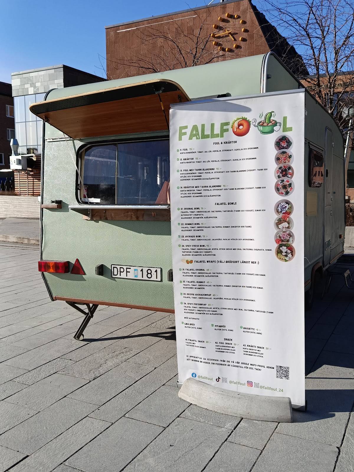 Fallfoul меню