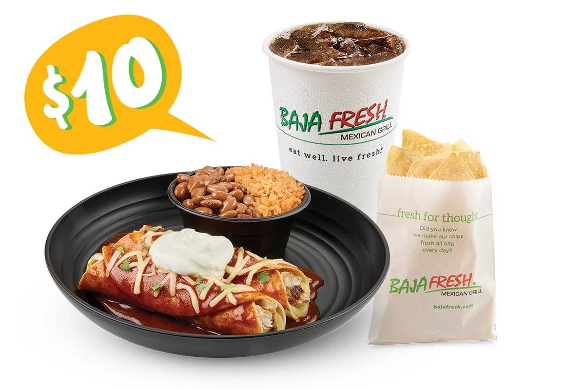 Baja Fresh меню