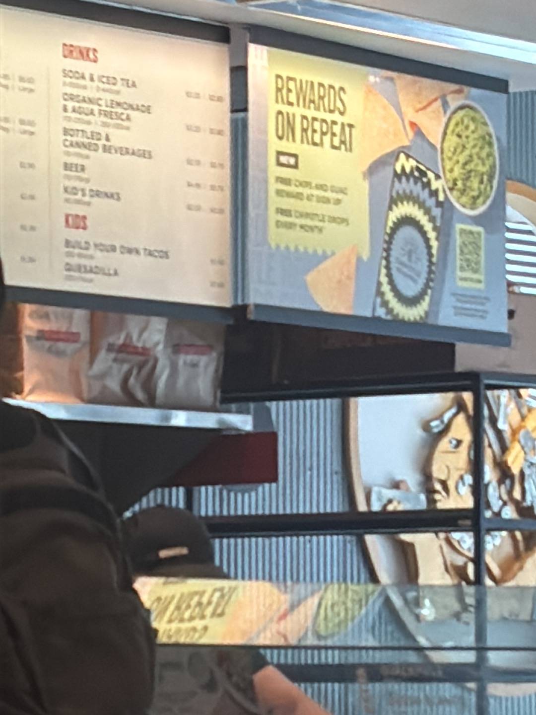 Chipotle Mexican Grill меню