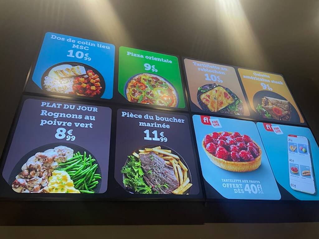 FLUNCH ROUEN BARENTIN меню