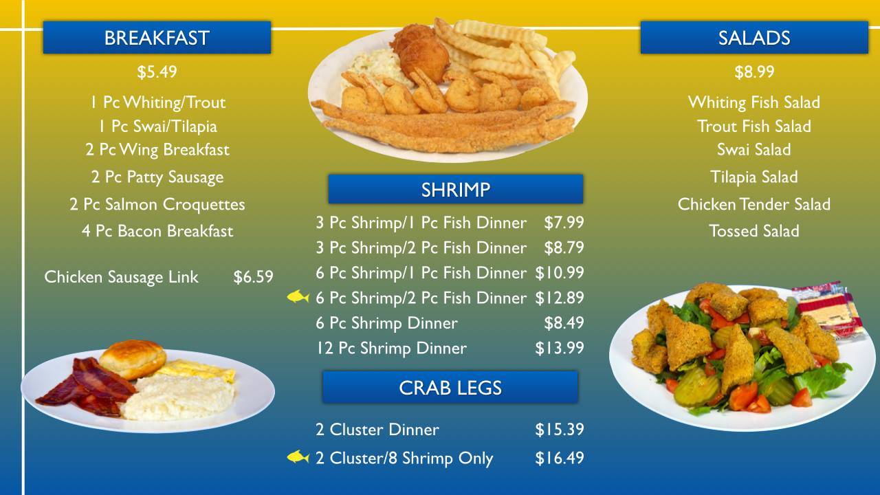 Supreme Fish Delight меню