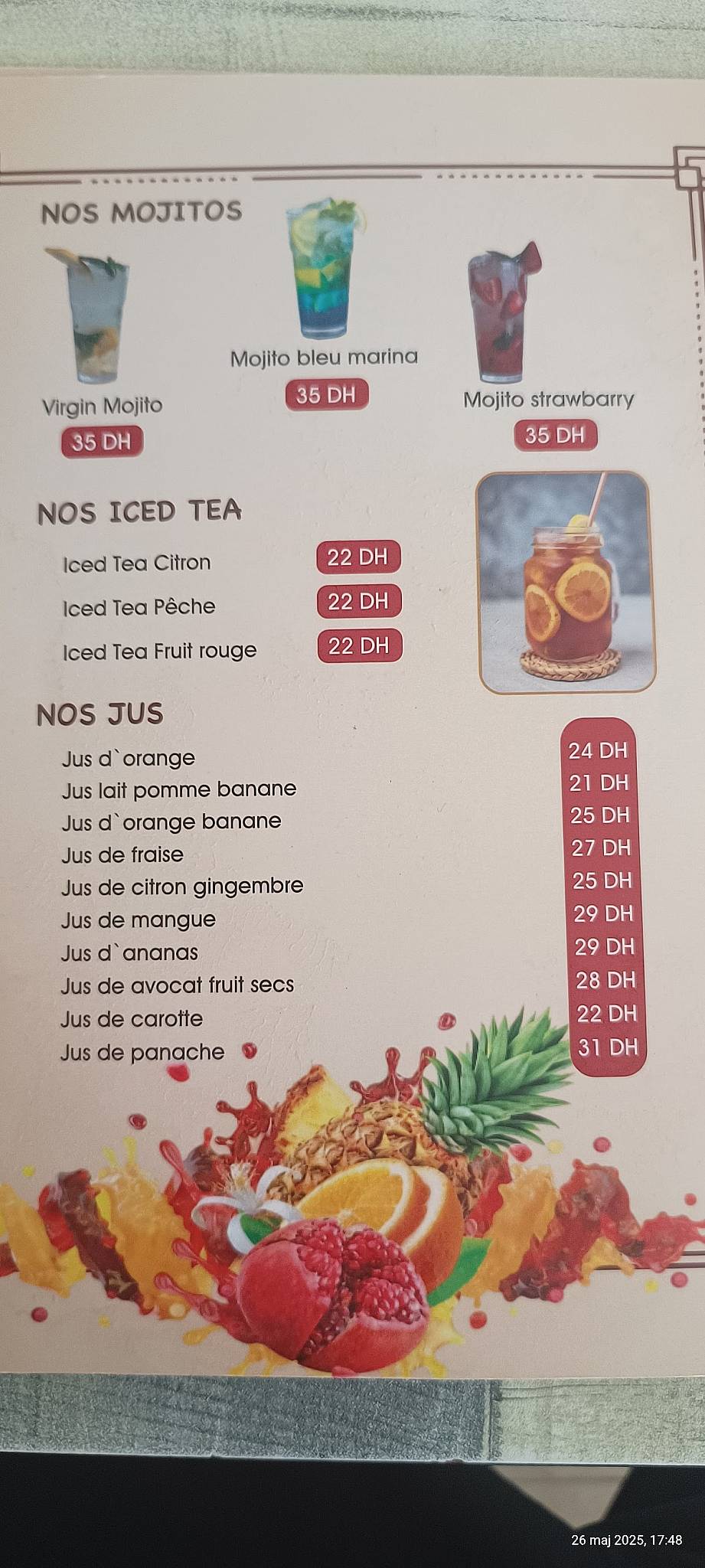 Cafi Fennich меню