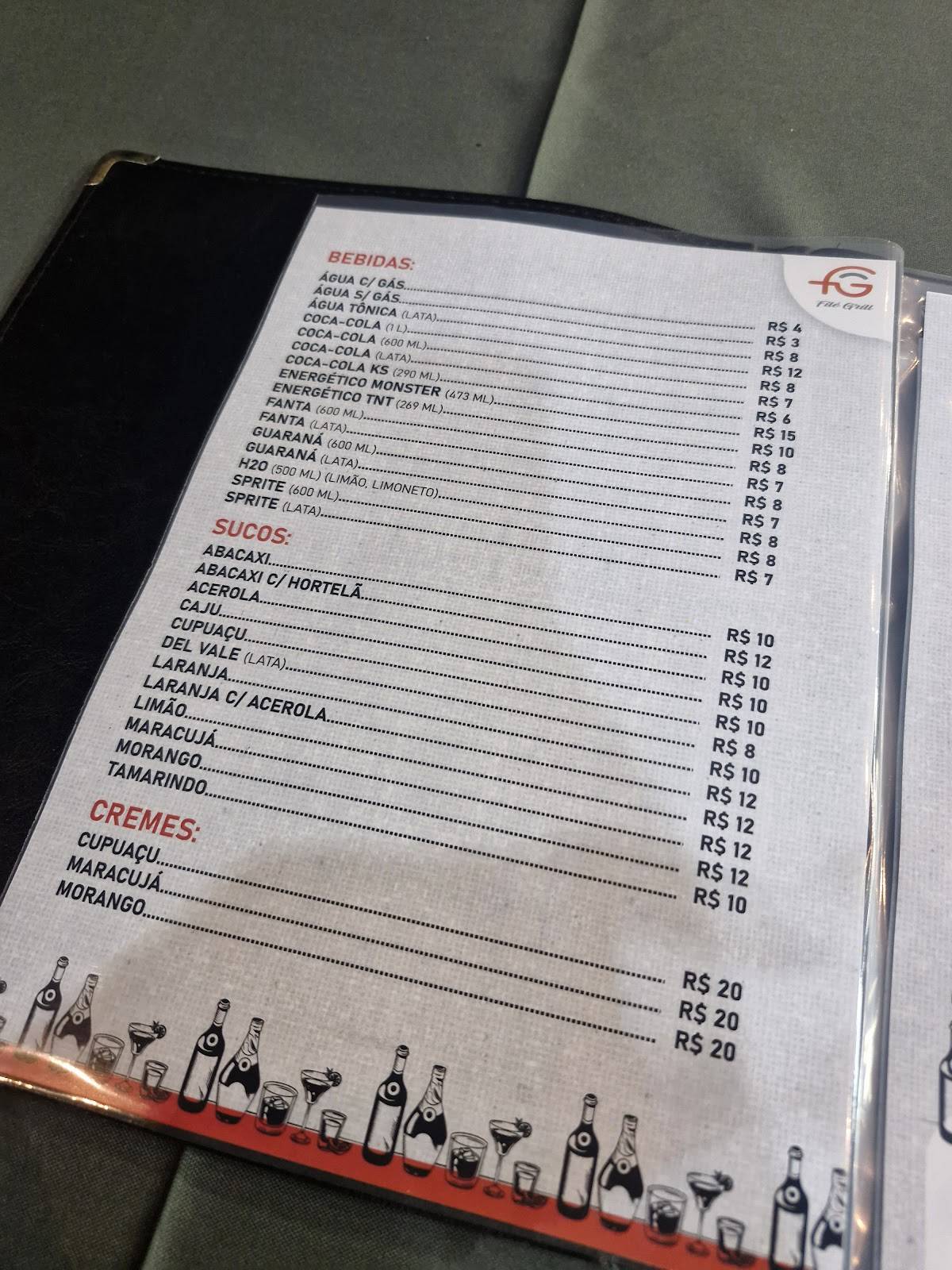 Filé Grill - Restaurante e Jantinha Rio Verde меню