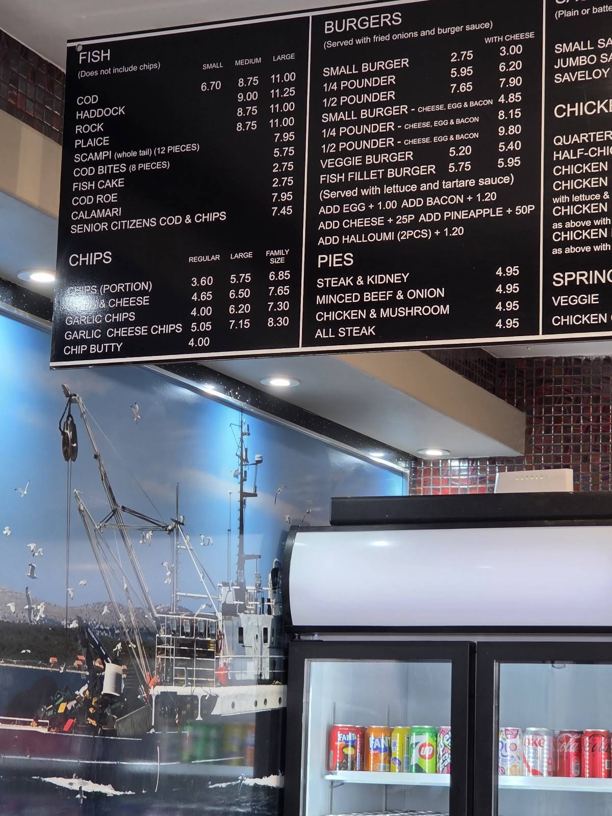 Fish Inn меню