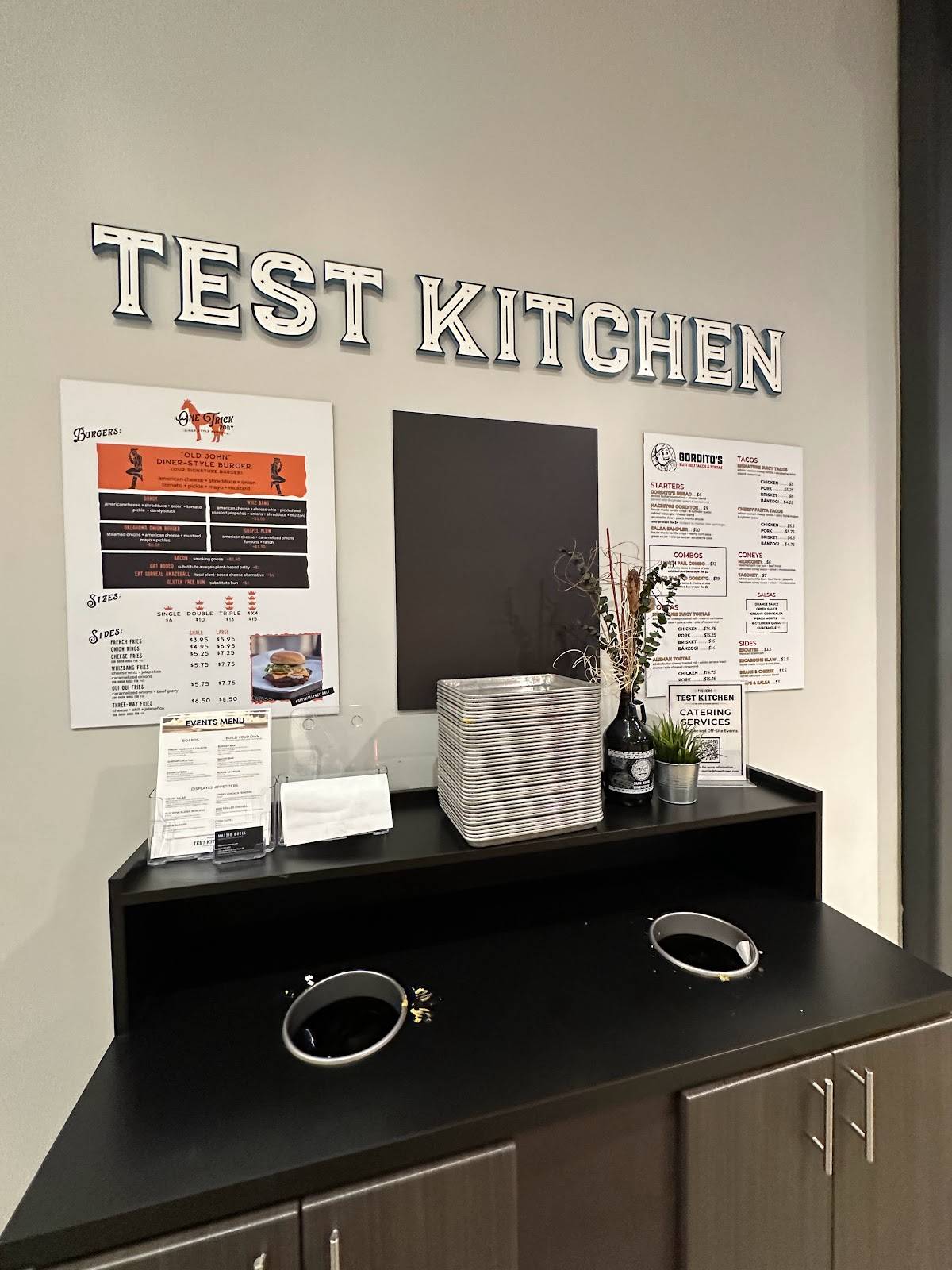Fishers Test Kitchen меню