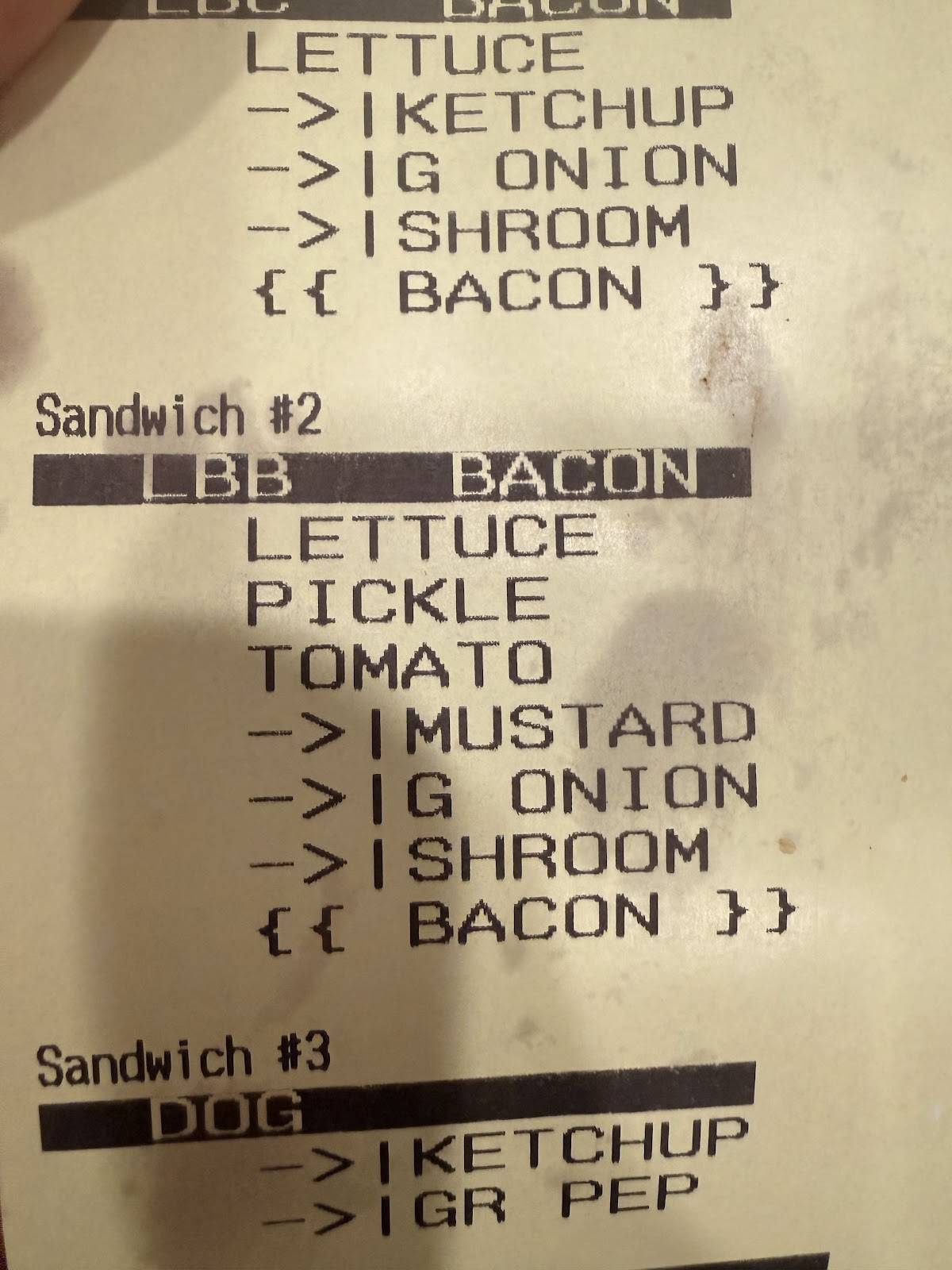 Five Guys меню