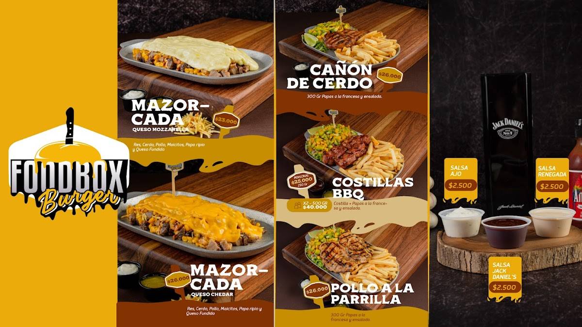 FoodBox Burger Alcaravan меню