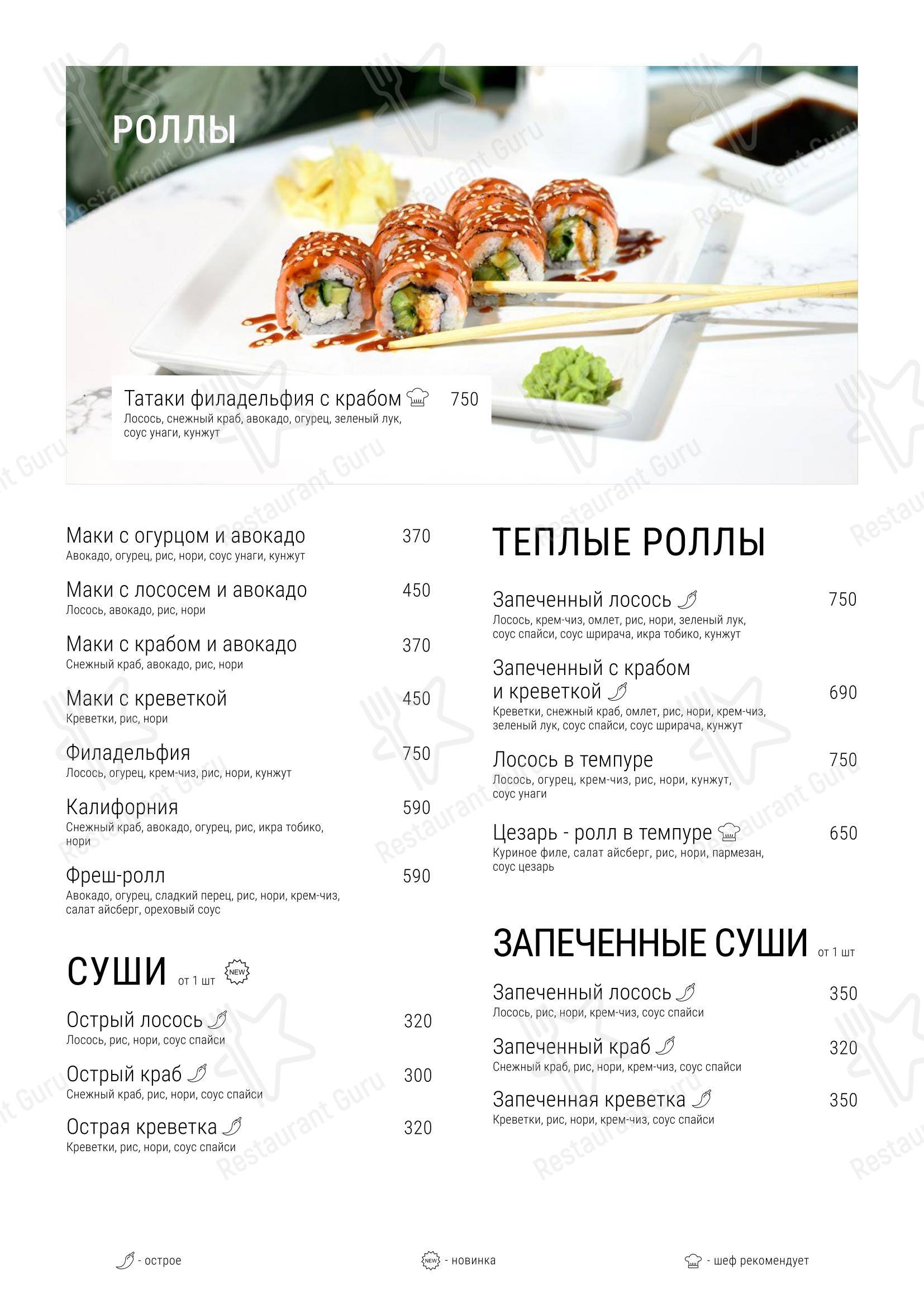 Fun Day в Санкт-Петербурге - Коктейльная карта