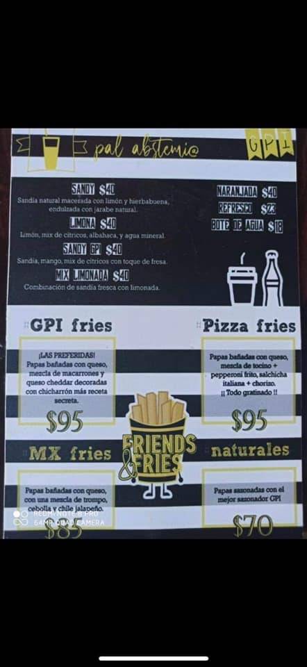 GPI Pizza меню