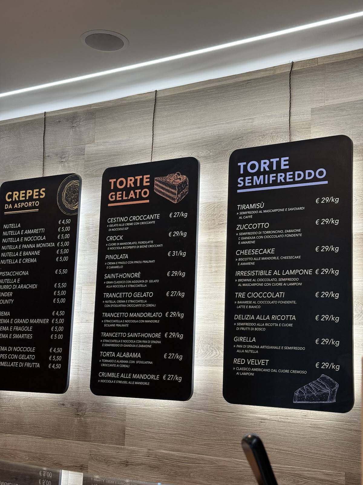 Gelateria Pellicano Ausa меню