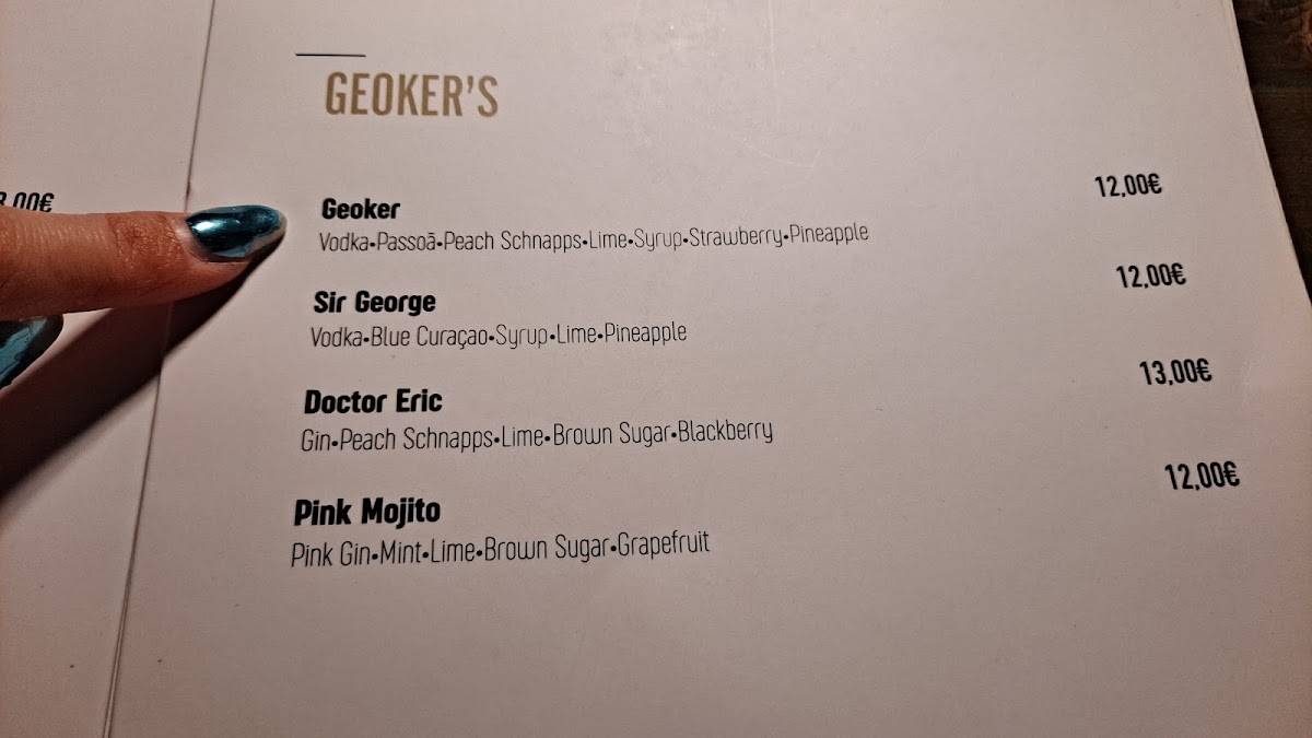 Geoker меню