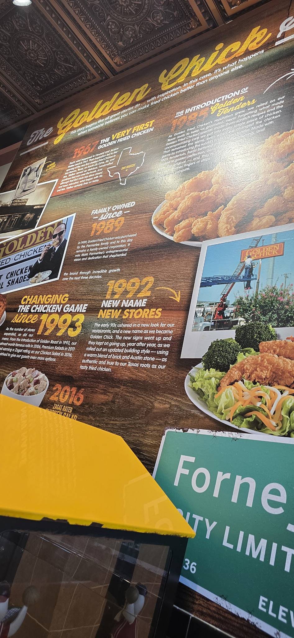 Golden Chick меню