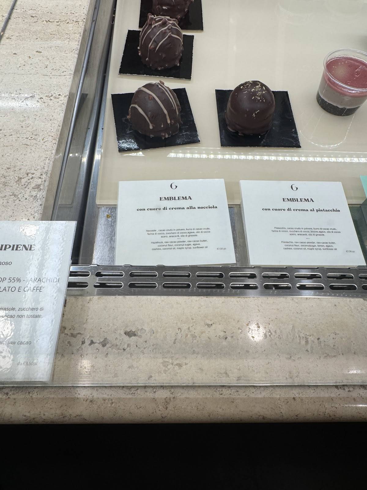 Grezzo Raw Chocolate меню