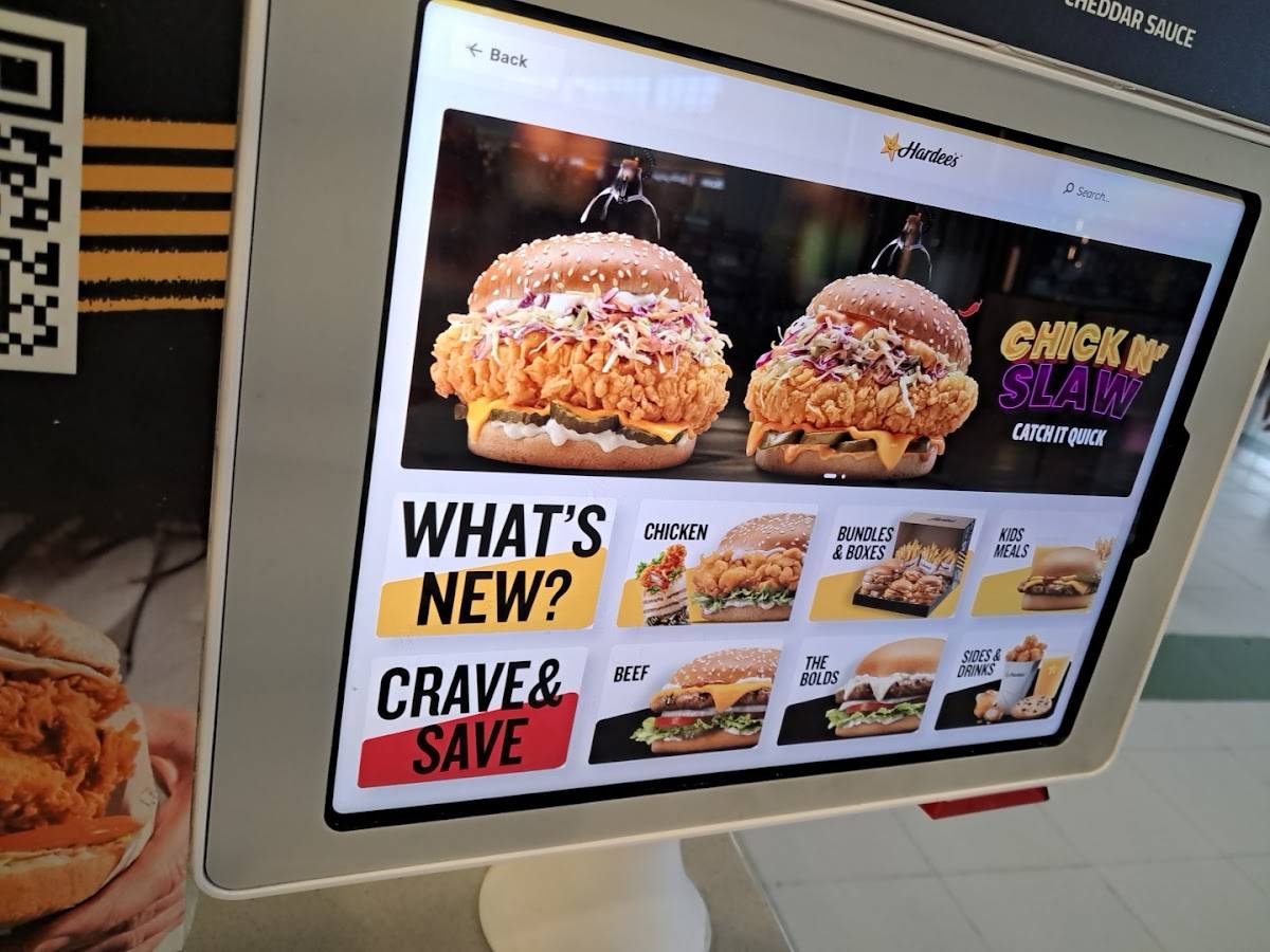Hardee's меню