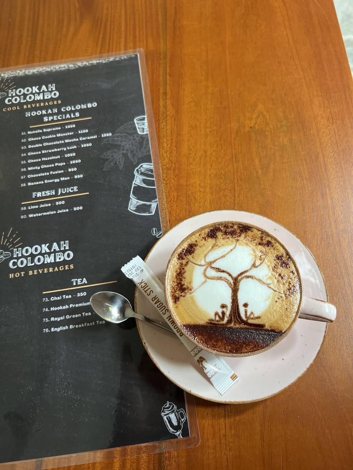 Hookah Colombo меню