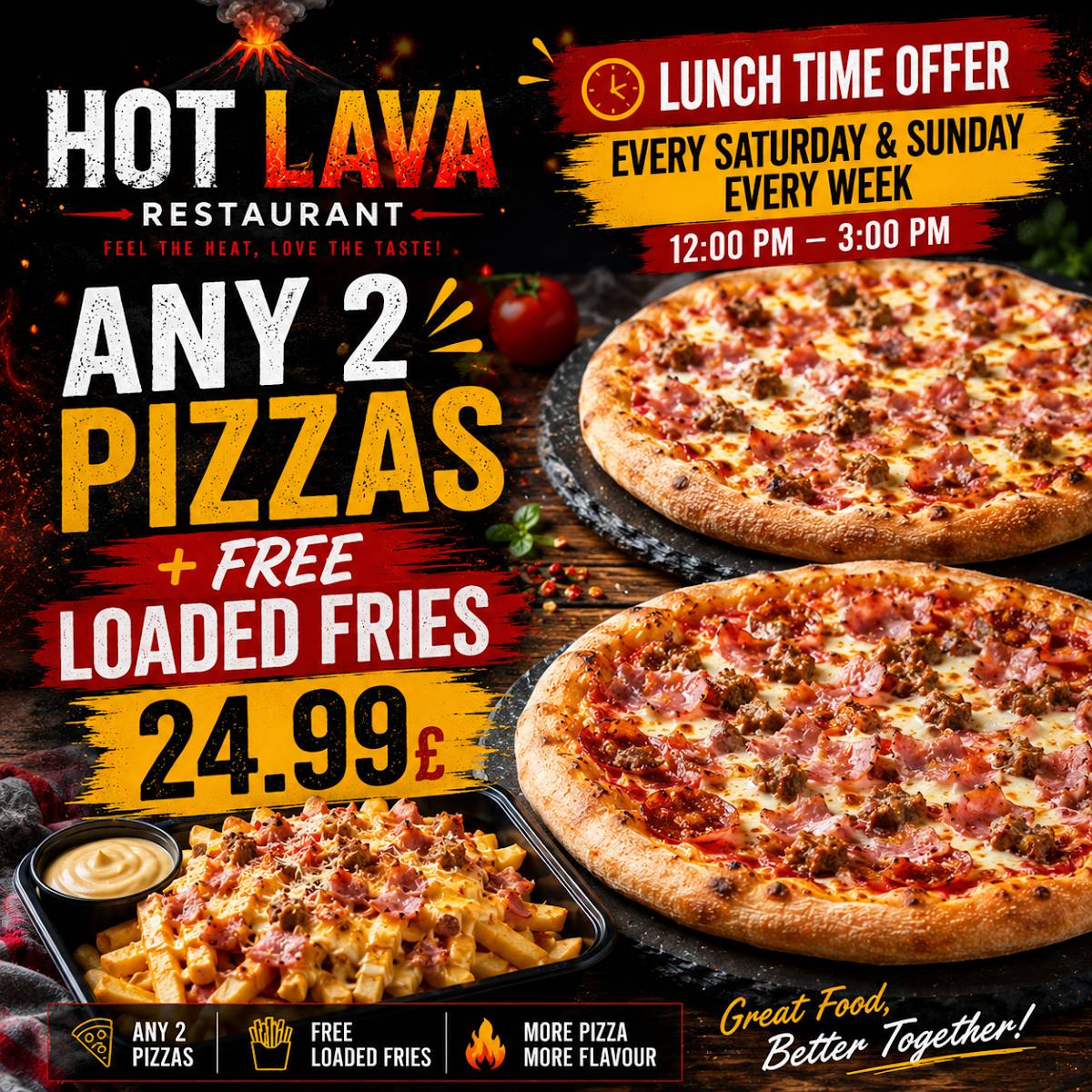 Hot Lava меню