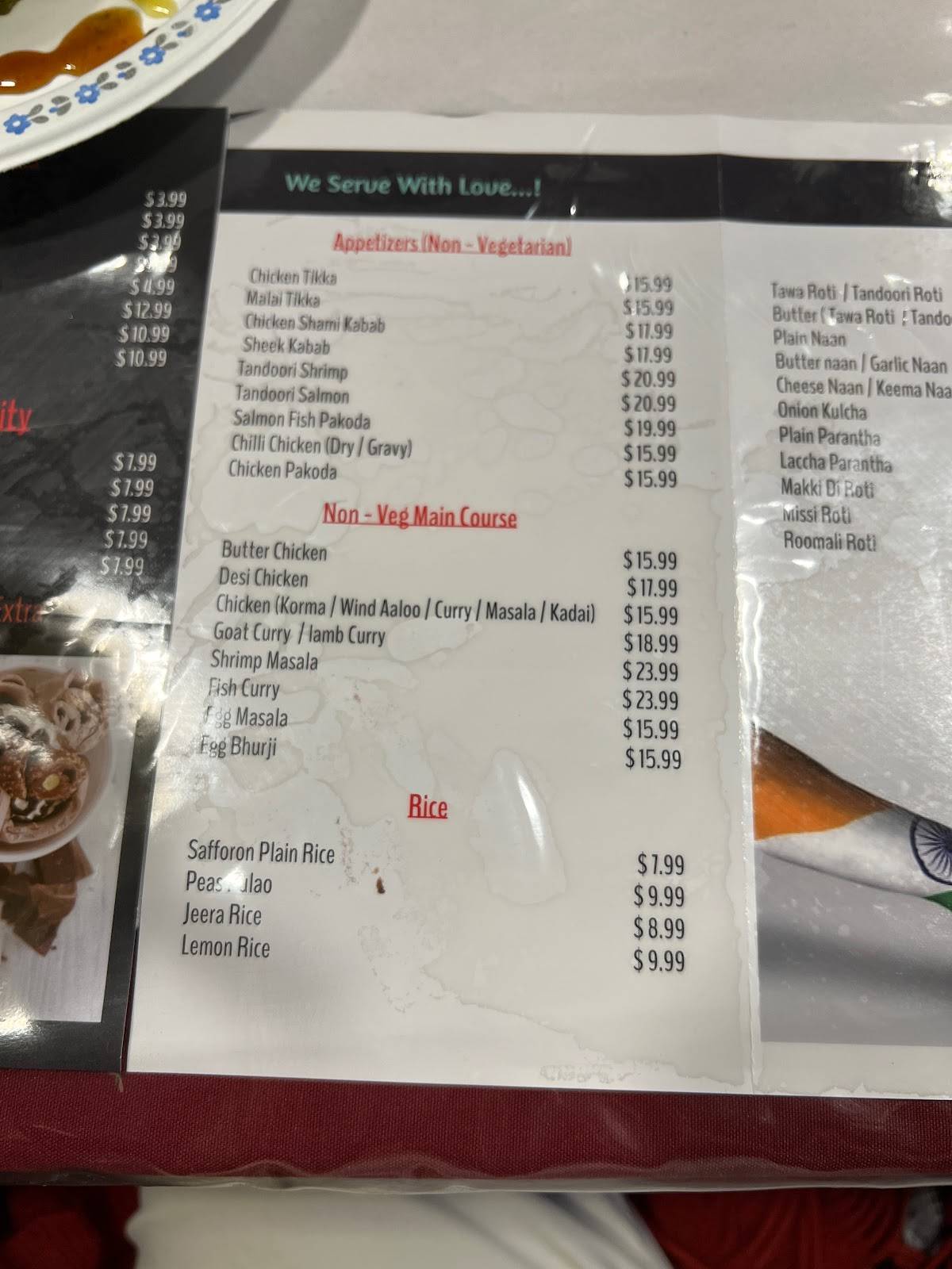 Indian Rasoi меню