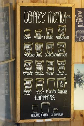 Inti Coffee меню