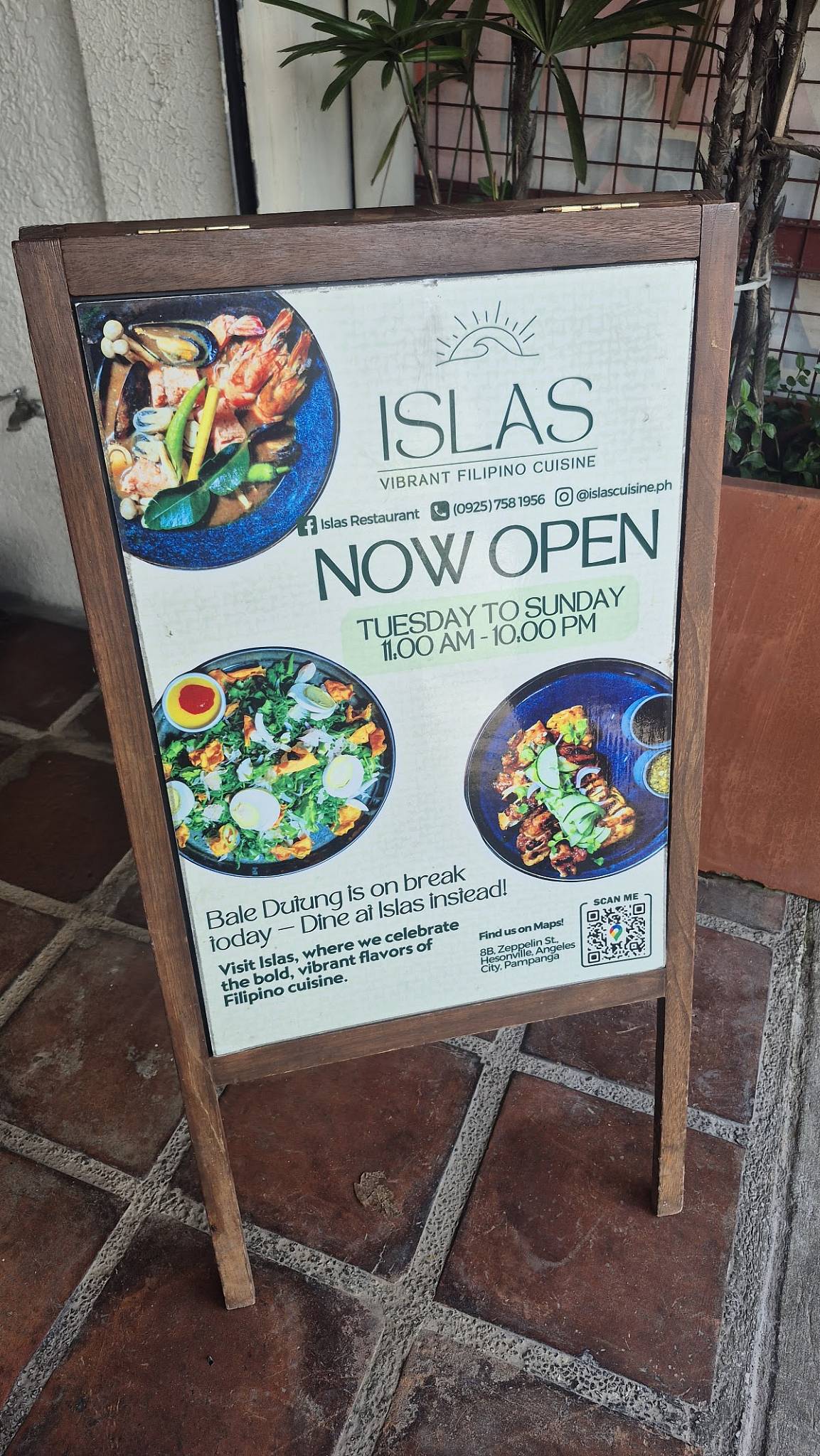 Islas меню
