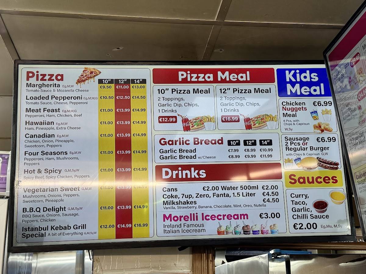 Istanbul Kebab Grill меню