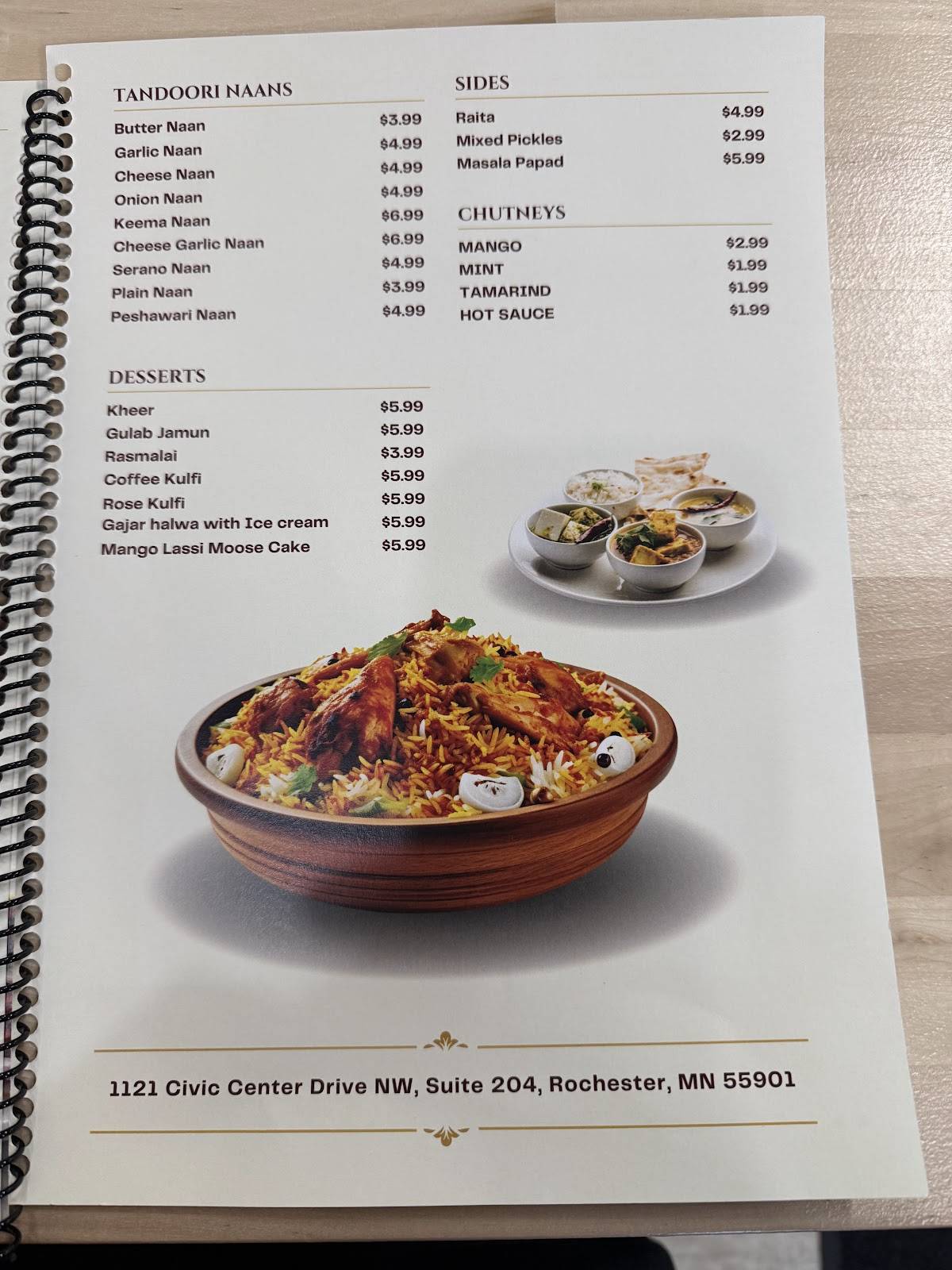 Ityhaas - Authentic Indian Restaurant меню