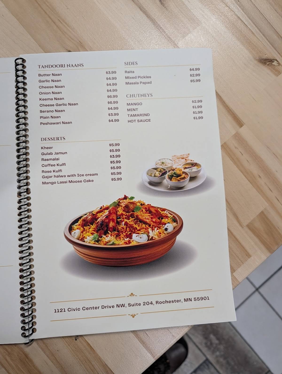 Ityhaas - Authentic Indian Restaurant меню