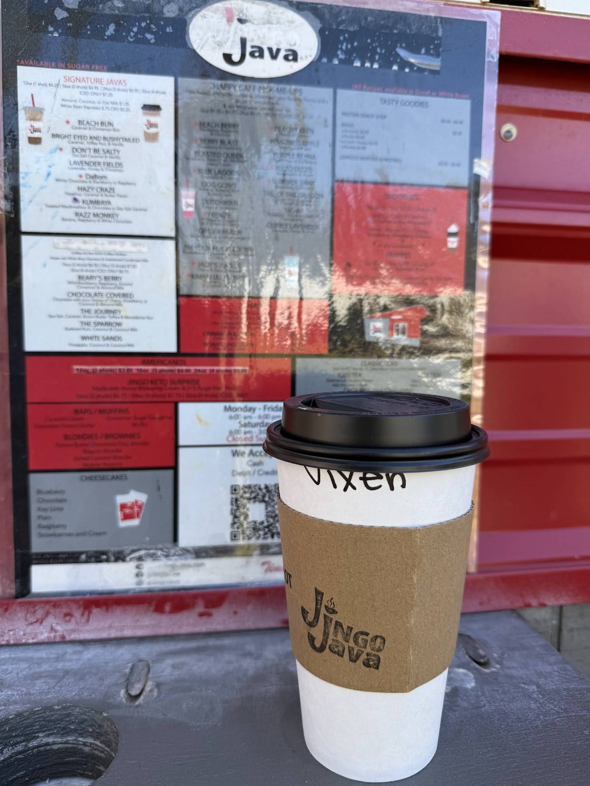 Jingo Java меню