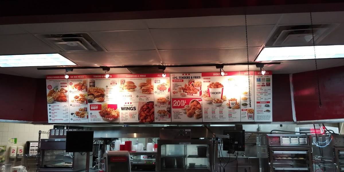 KFC меню