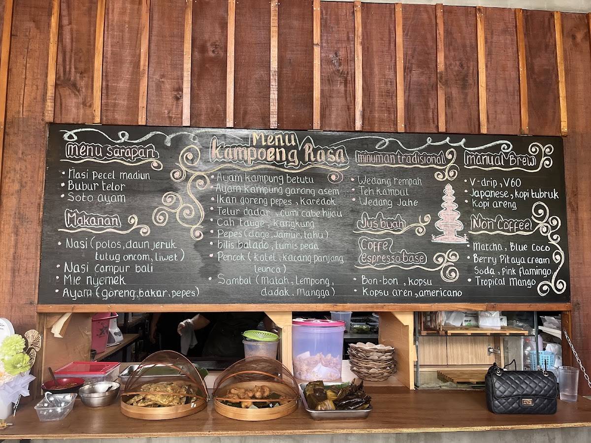 Kampoeng Rasa меню