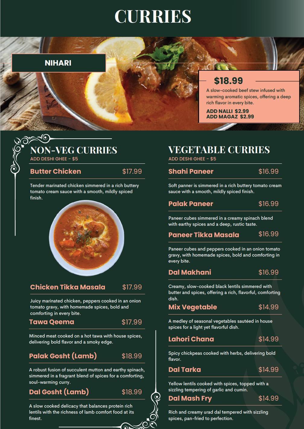Karahi Point меню