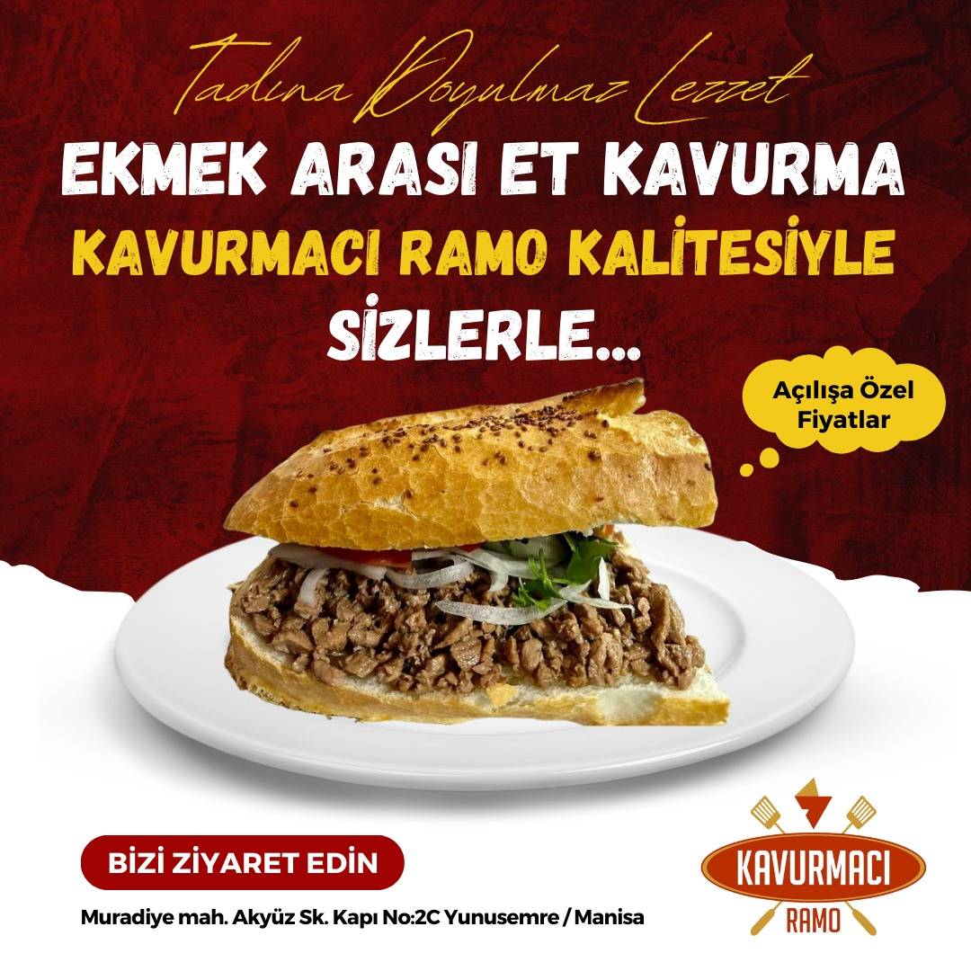 Kavurmacı Ramo меню