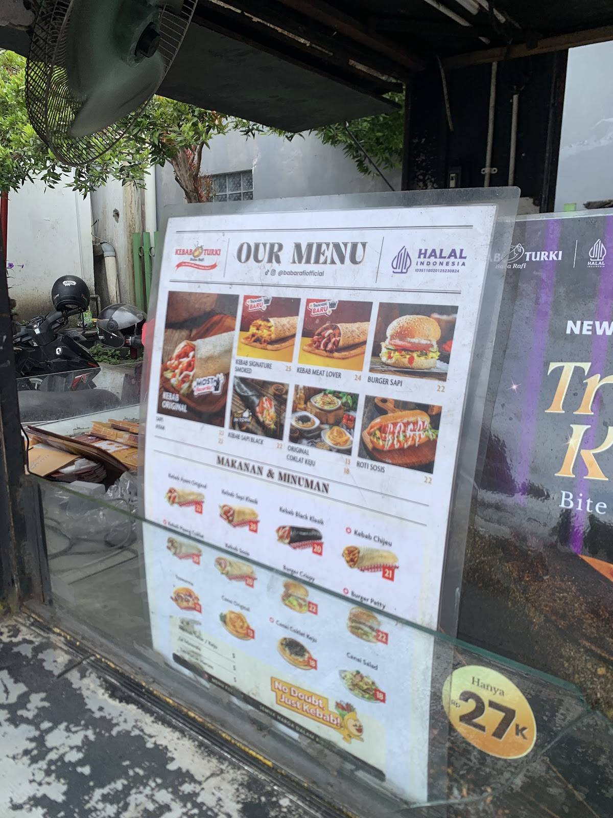 Kebab Turki Baba Rafi - SPBU Godean KM 7,8 (Gesikan Klajuran) меню