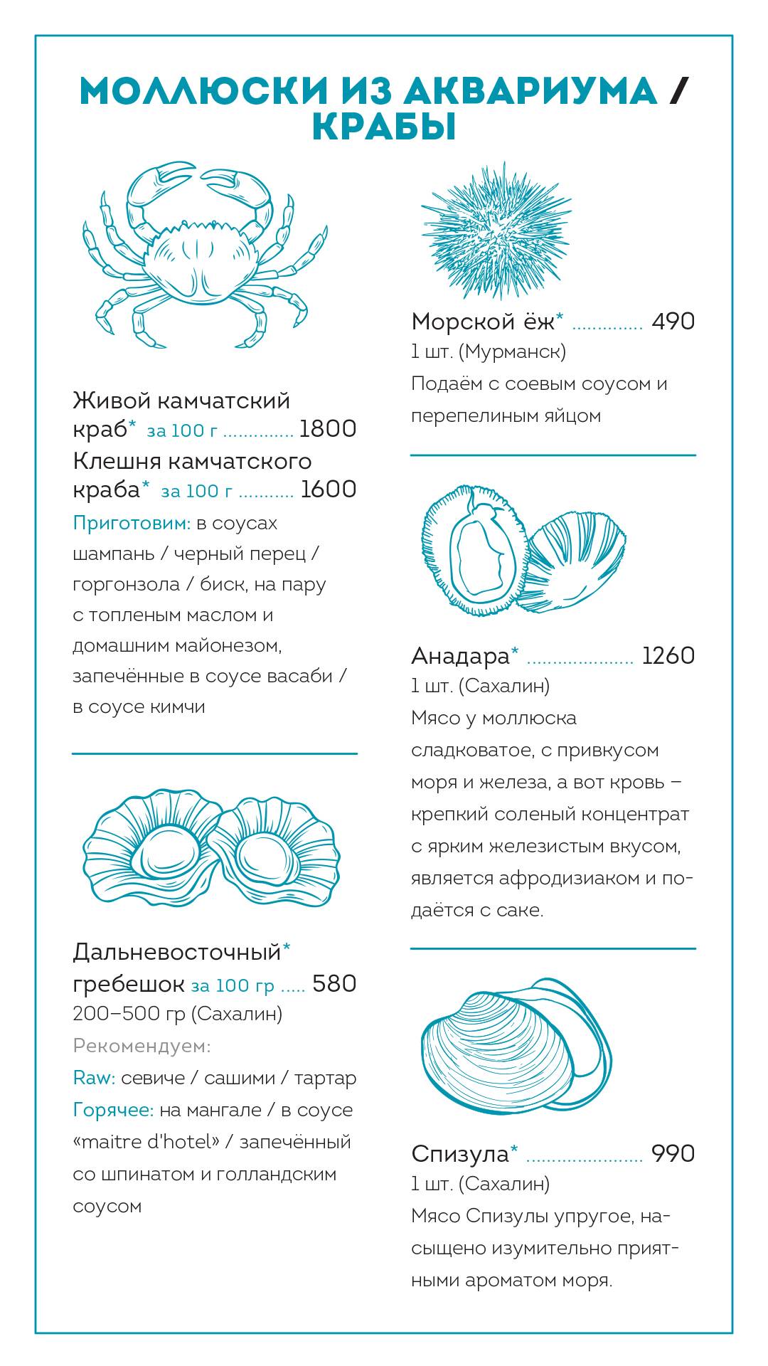 Клёво меню