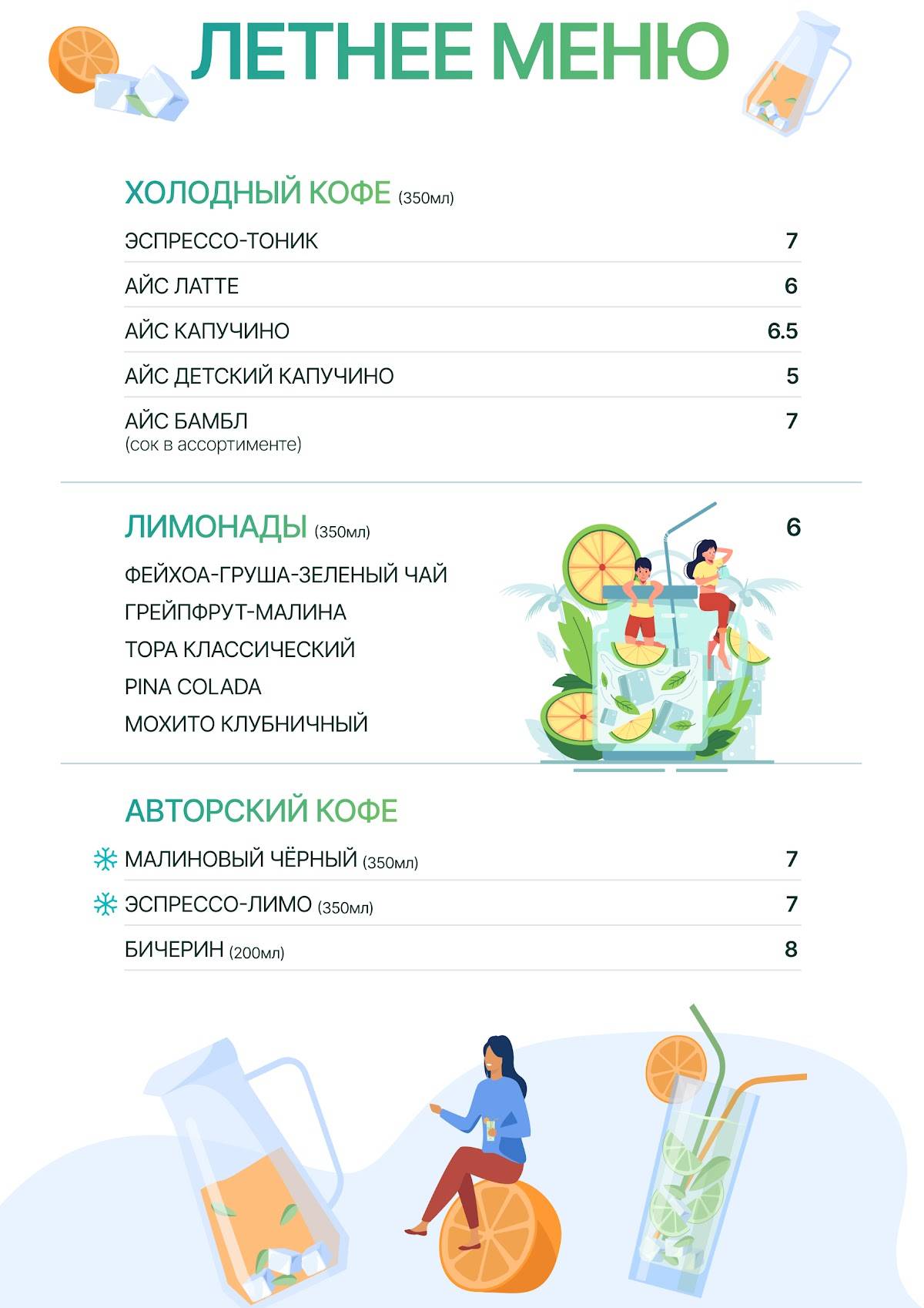 Кофейня 369 меню