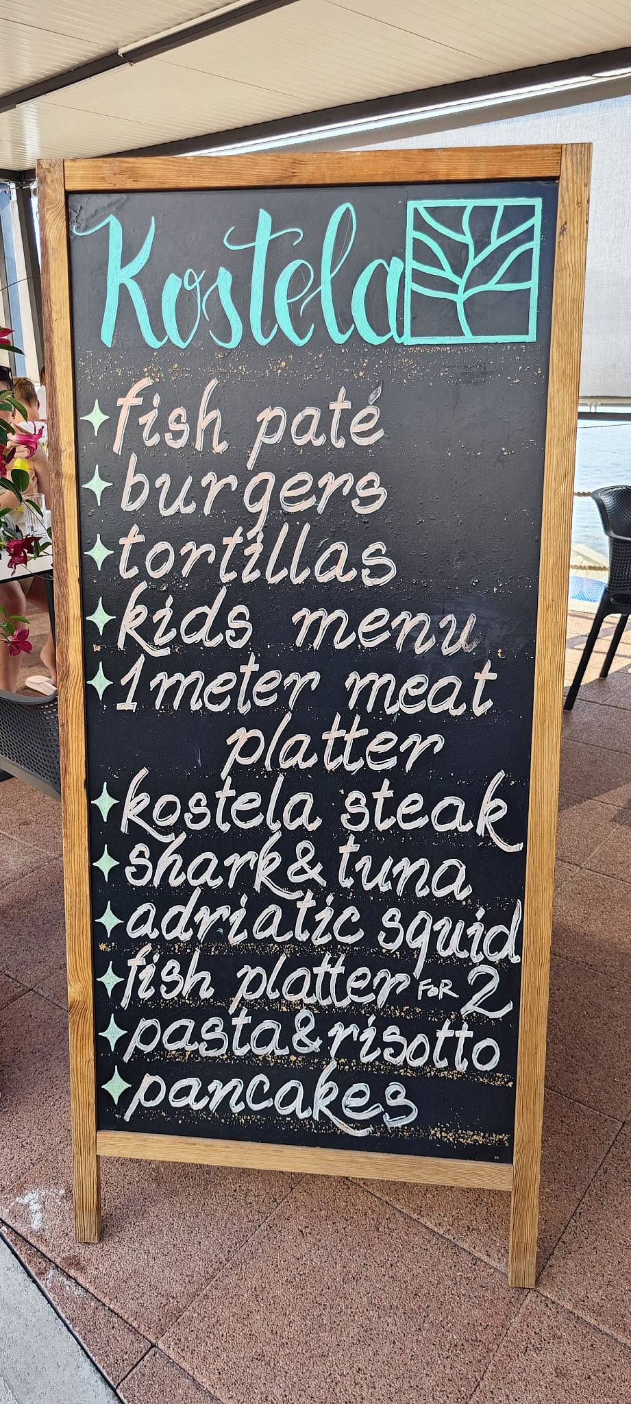 Kostela Restaurant & Bar меню