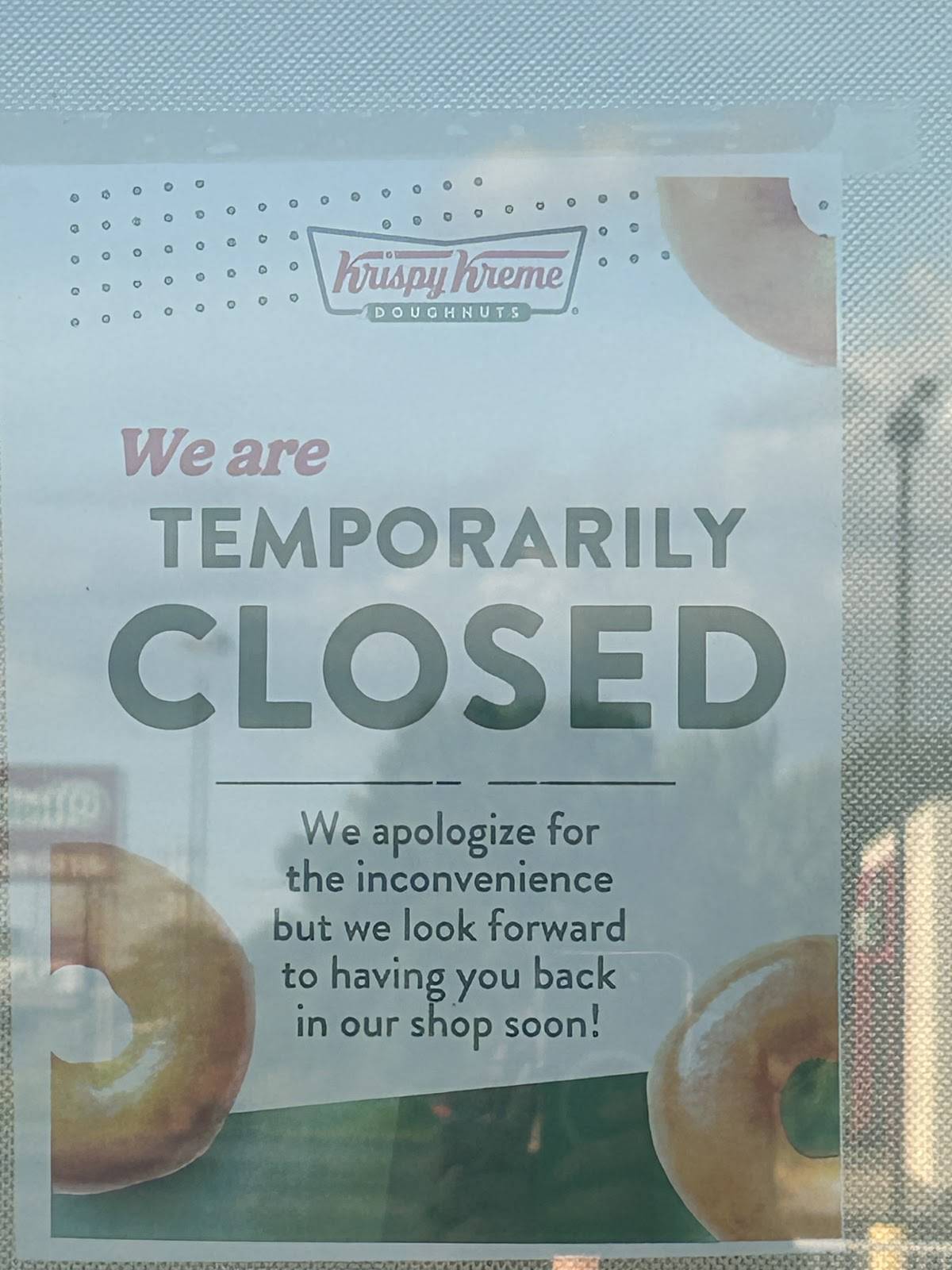 Krispy Kreme меню