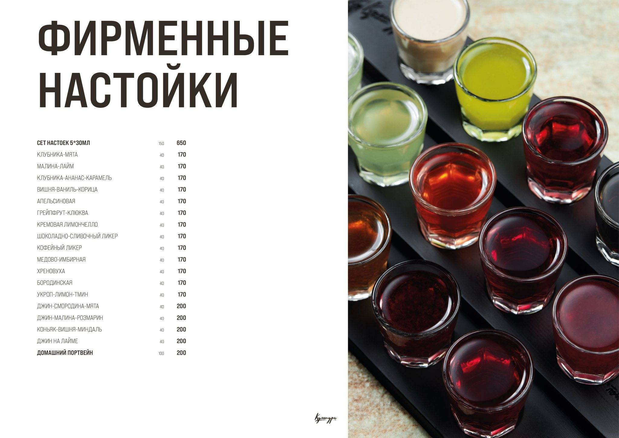 Культура меню