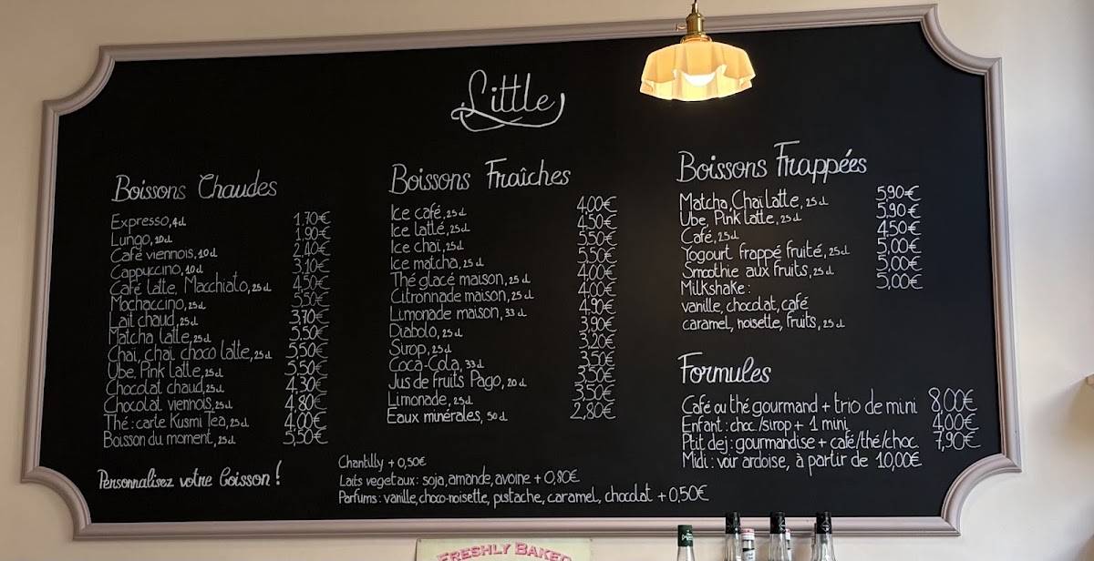 LITTLE - Petits Gâteaux меню