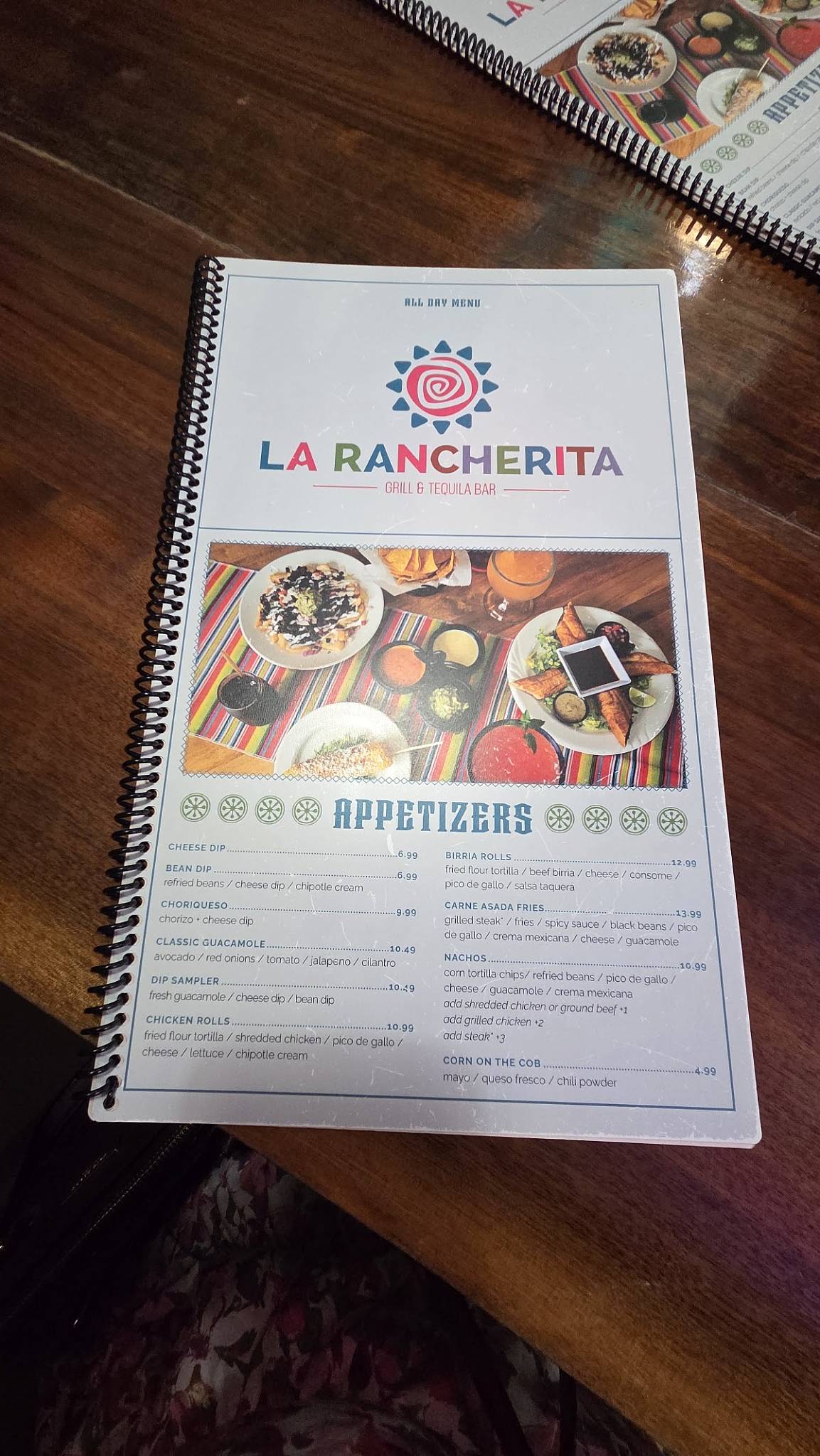 La Rancherita меню