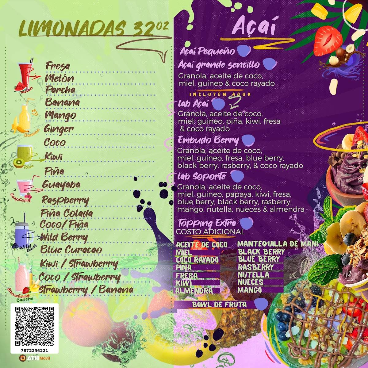 Lemon Lab меню